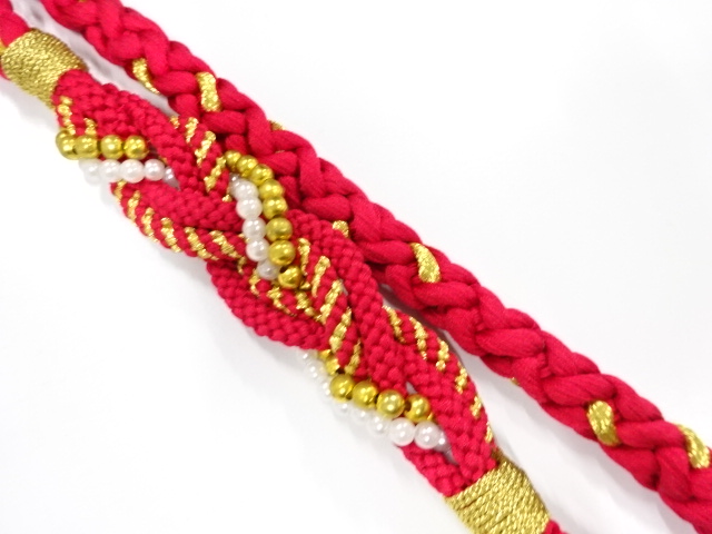 JAPANESE KIMONO / OBIJIME CORD FOR FURISODE 